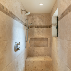 hammon shower bathroom renovation