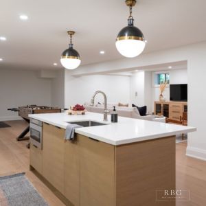 basement kitchen renovation for home in Oakville